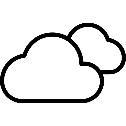 nublado Kiranshastry Lineal icono