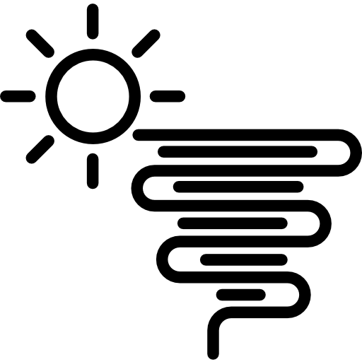 竜巻 Kiranshastry Lineal icon