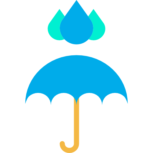 雨 Kiranshastry Flat icon