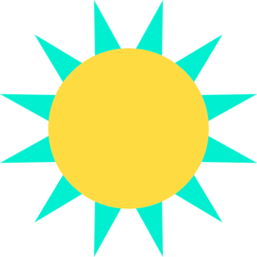 태양 Kiranshastry Flat icon
