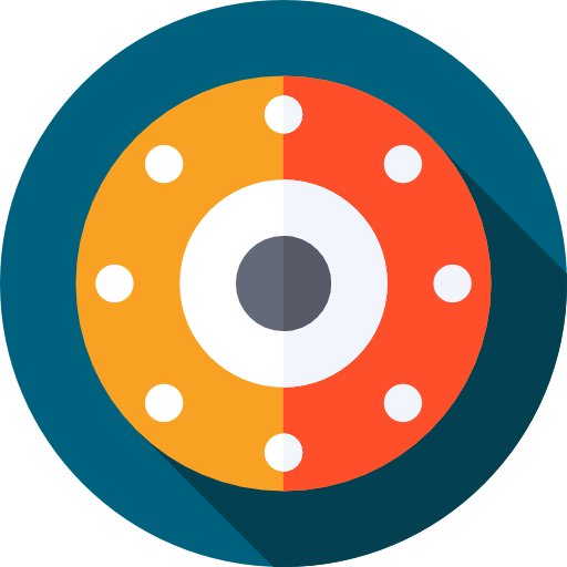 디스크 Flat Circular Flat icon