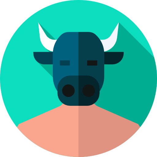 faun Flat Circular Flat icon