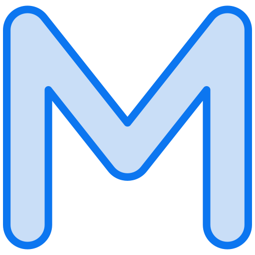 文字m Generic color lineal-color icon