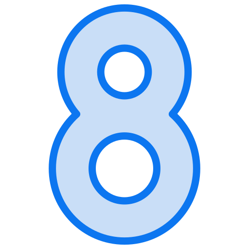 número Generic color lineal-color icono