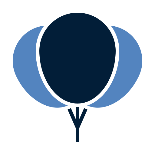 풍선 Generic color fill icon