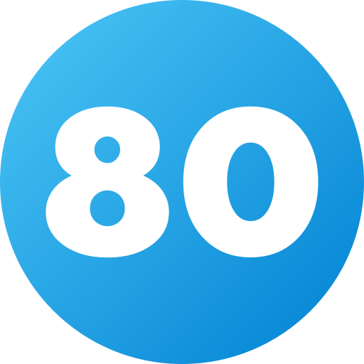 80人 Generic gradient fill icon