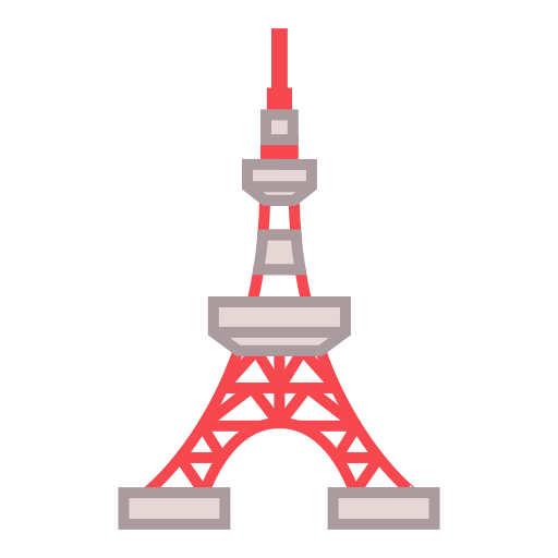 torre de observación Generic color lineal-color icono