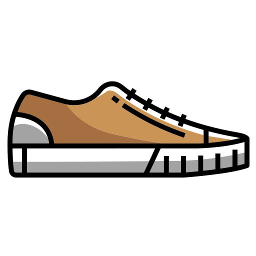 парусиновая обувь Generic color lineal-color иконка