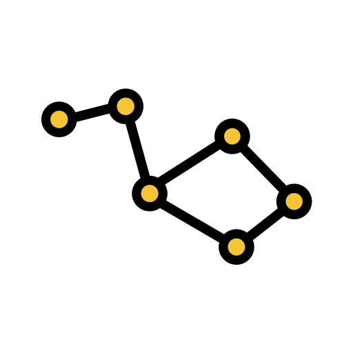 点と線 Generic color lineal-color icon