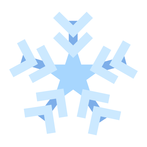 Snowflake Generic color fill icon