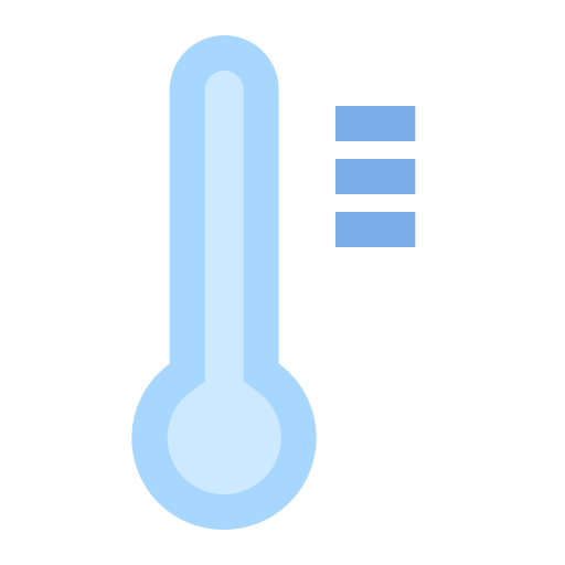 Thermometer Generic color fill icon