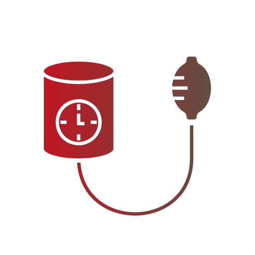 Blood pressure gauge Generic gradient fill icon