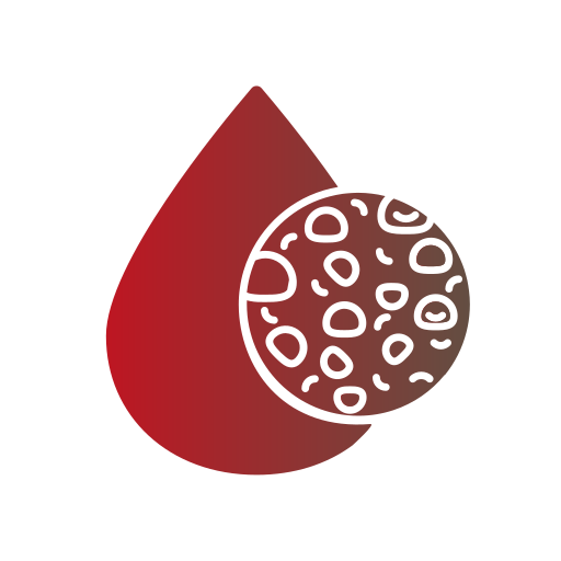 Группа крови Generic gradient fill иконка