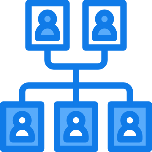 Family tree Justicon Blue icon