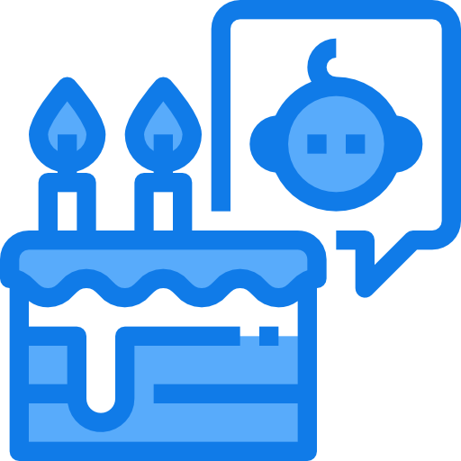 Birthday Justicon Blue icon