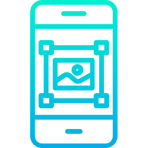 smartfon Kiranshastry Gradient ikona