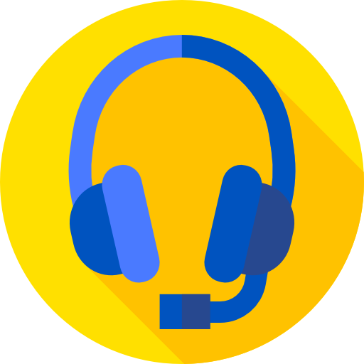 zestaw słuchawkowy Flat Circular Flat ikona