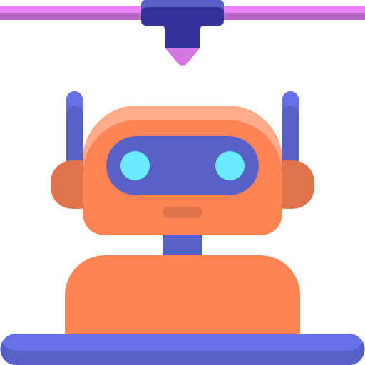 roboter Flaticons.com Lineal Color icon