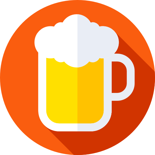 bier Flat Circular Flat icon