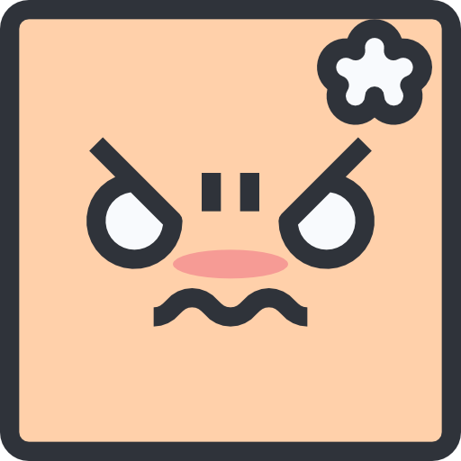 Angry Justicon Lineal Color icon