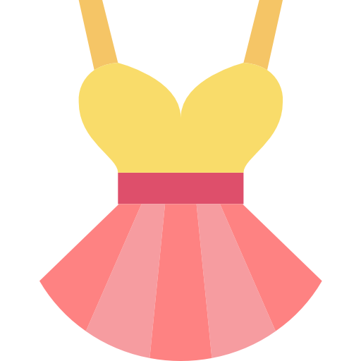 Short dress Justicon Flat icon