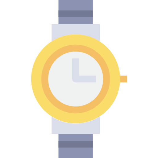 Wristwatch Justicon Flat icon