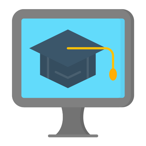 Online education Generic color fill icon