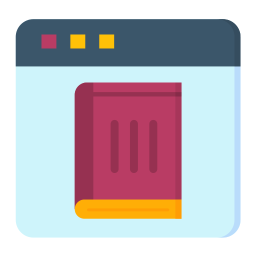 Ebook Generic color fill icon