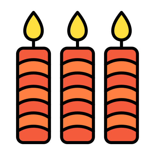 Candles Generic color lineal-color icon