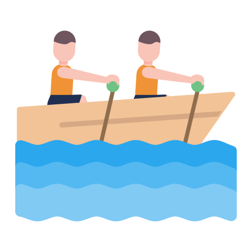 ボート漕ぎ Generic color fill icon