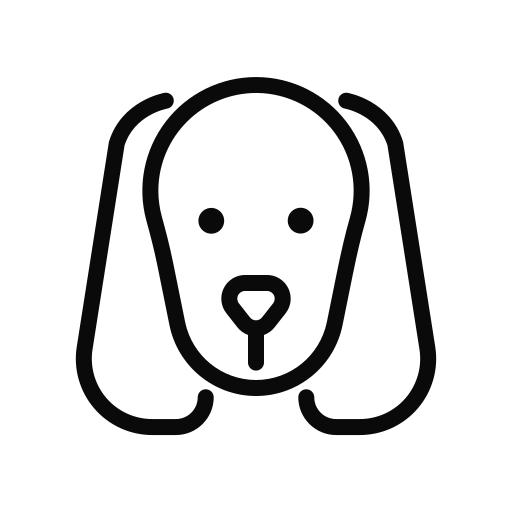 犬 Generic outline icon