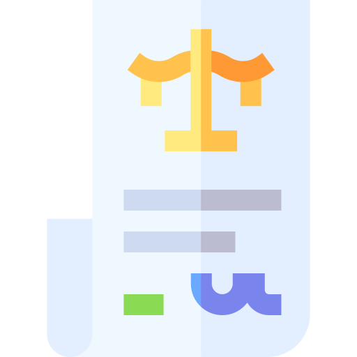 Contract Basic Straight Flat icon