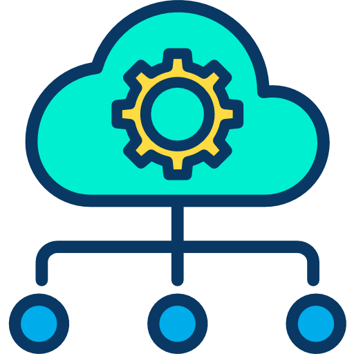 Cloud computing Kiranshastry Lineal Color icon