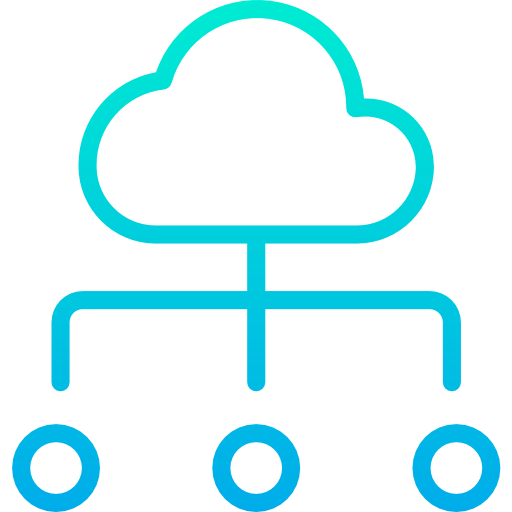 computación en la nube Kiranshastry Gradient icono