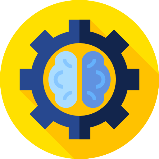 Gear Flat Circular Flat icon