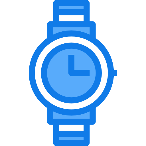 Wristwatch Justicon Blue icon