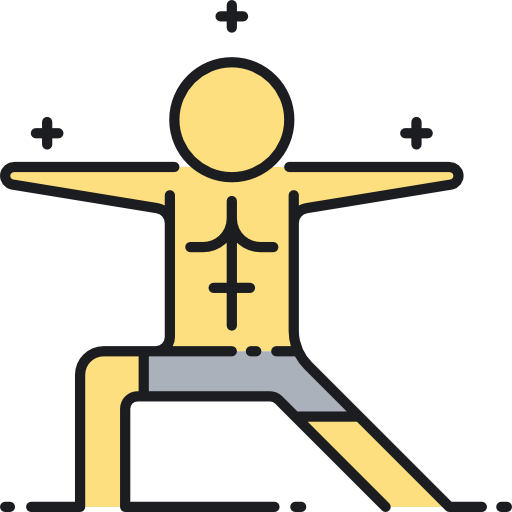 yoga Flaticons.com Flat icona