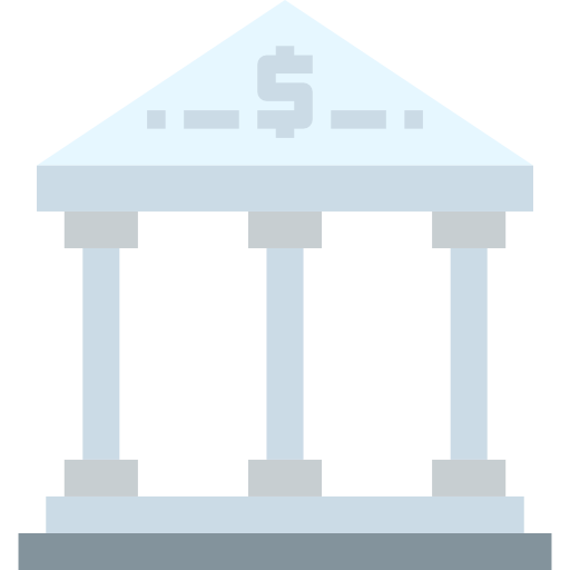 banco Justicon Flat icono