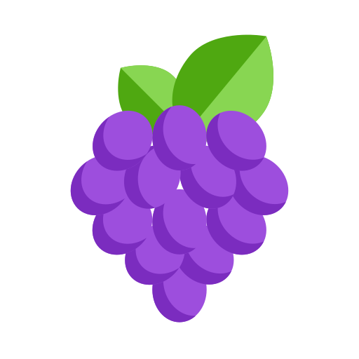 Фиолетовый виноград Generic Others иконка