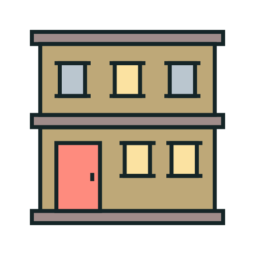 edificio Generic color lineal-color icono