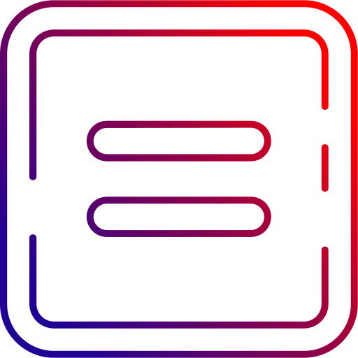 Equal Generic gradient outline icon