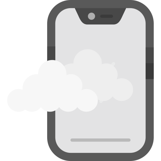 Cloud storage Generic color fill icon