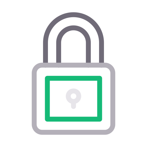 Lock Generic color lineal-color icon