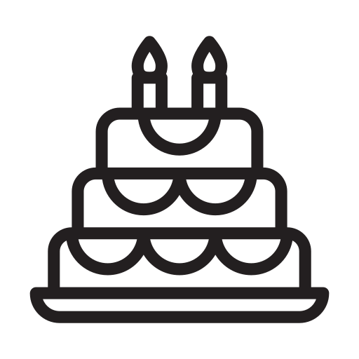 Cake Generic outline icon