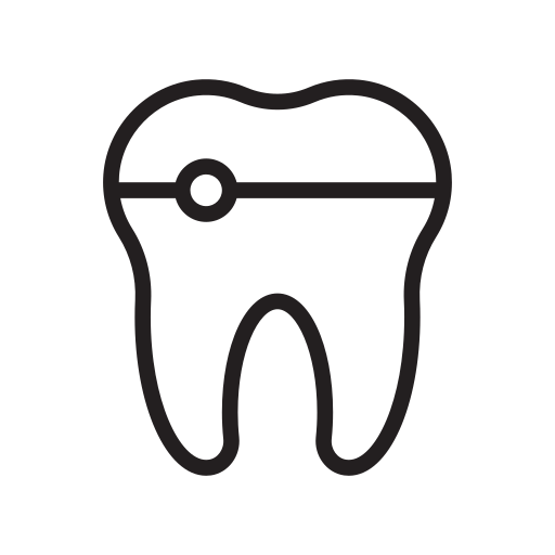 dents Generic outline Icône