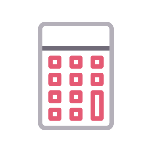 Calculator Generic outline icon