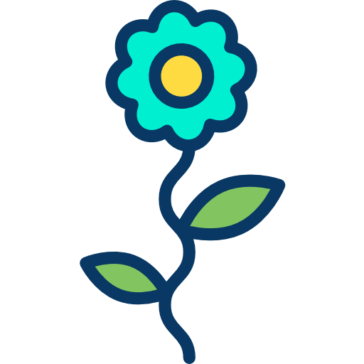 꽃 Kiranshastry Lineal Color icon