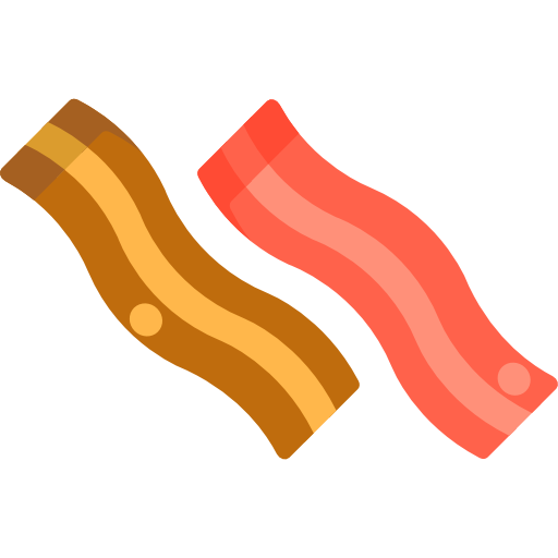 bacon Flaticons.com Lineal Color Icône