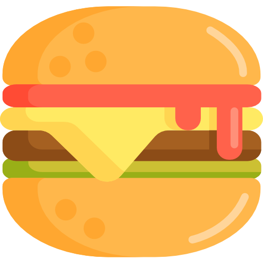 burger Flaticons.com Lineal Color Icône