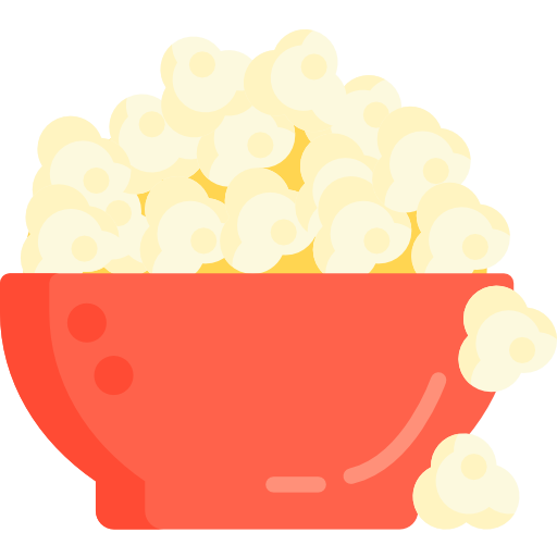 popcorn Flaticons.com Lineal Color ikona